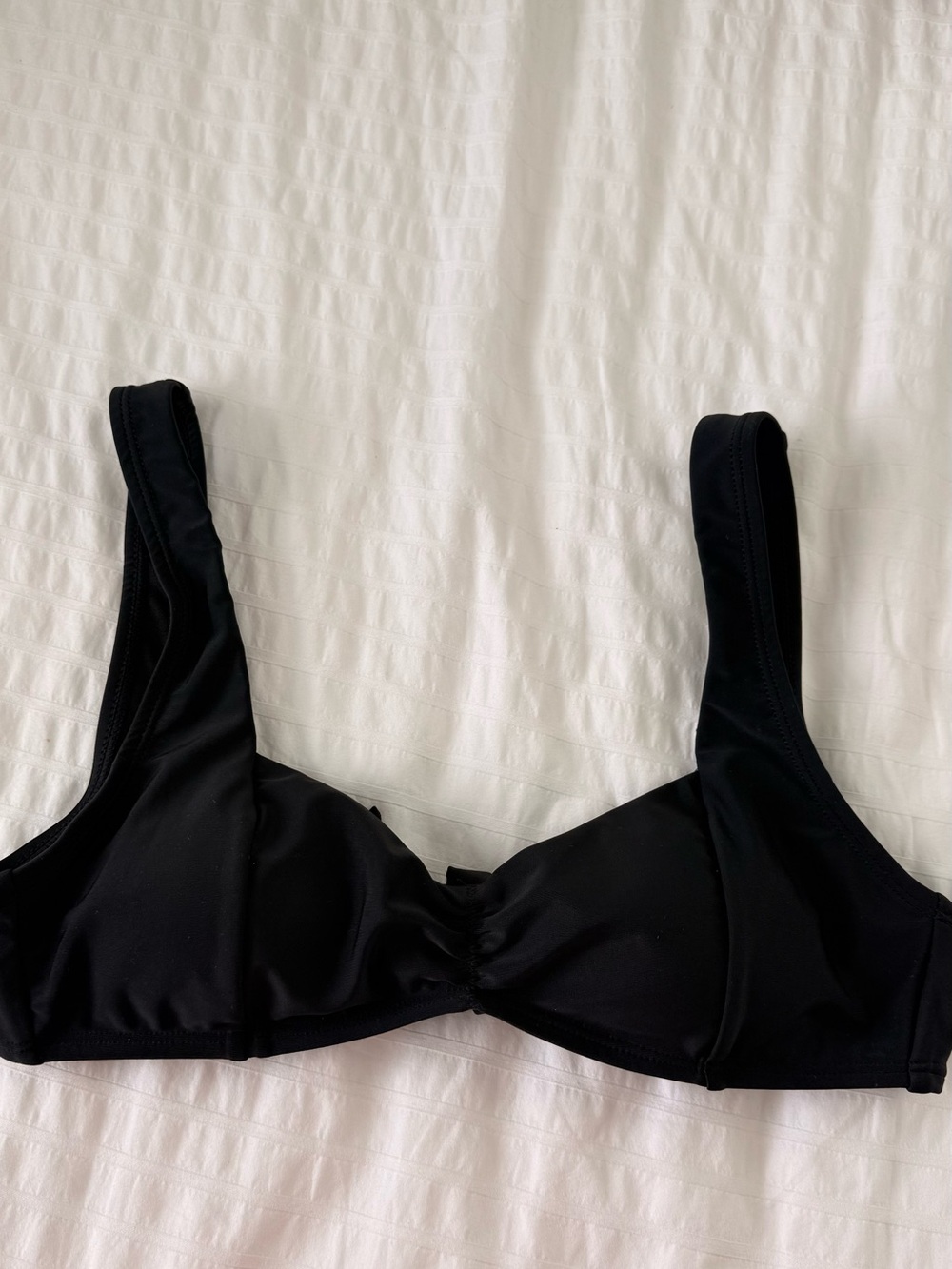 Salt + Cove Black Bikini Top Size S Swimwear NWT - Picture 2 of 5